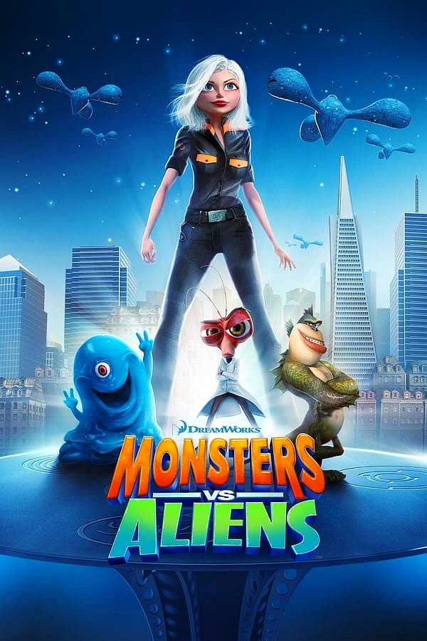 Monsters vs Aliens movie poster