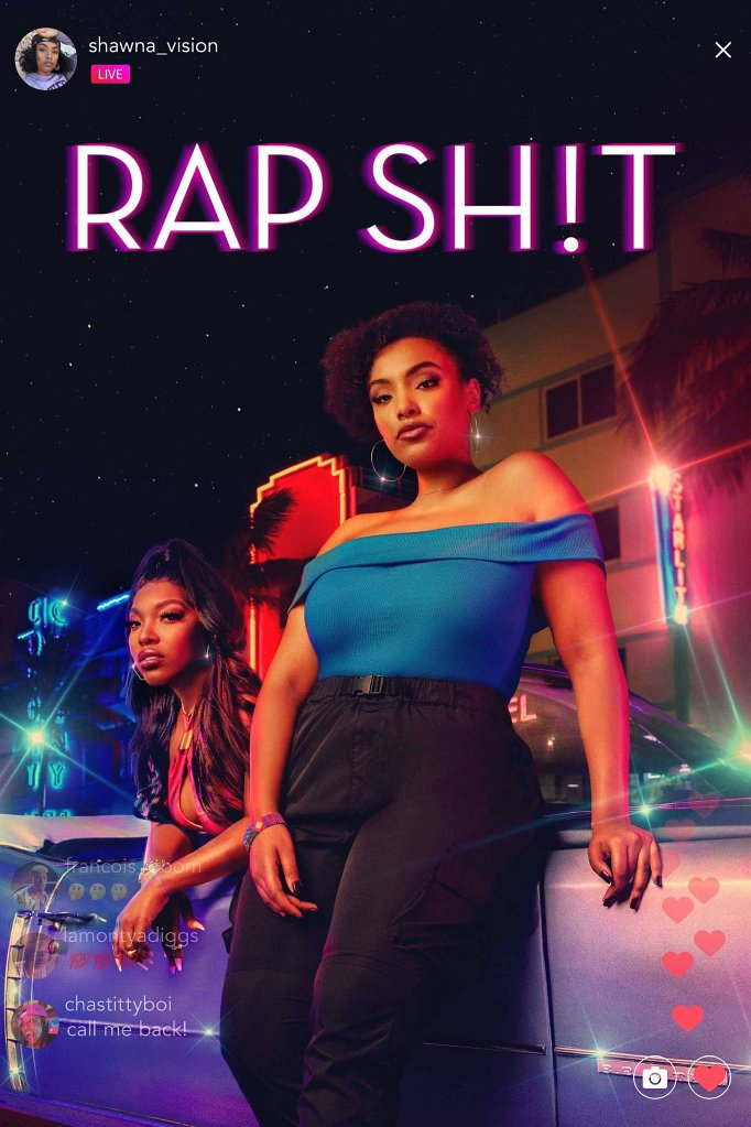 Season 3 of Rap Sh!t poster