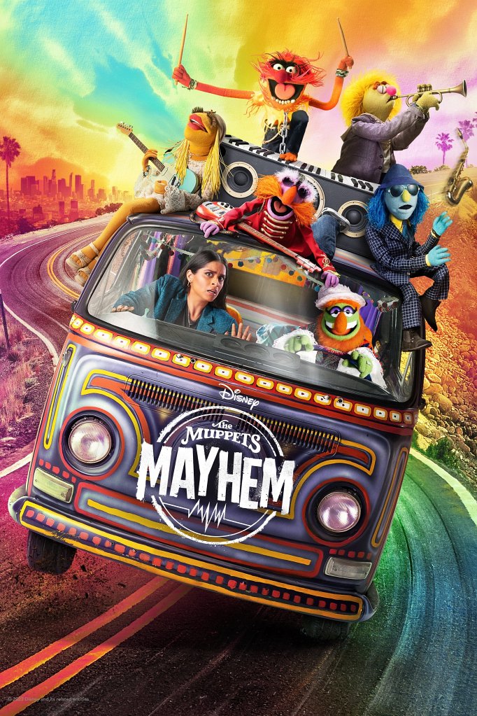 Season 2 of The Muppets Mayhem poster