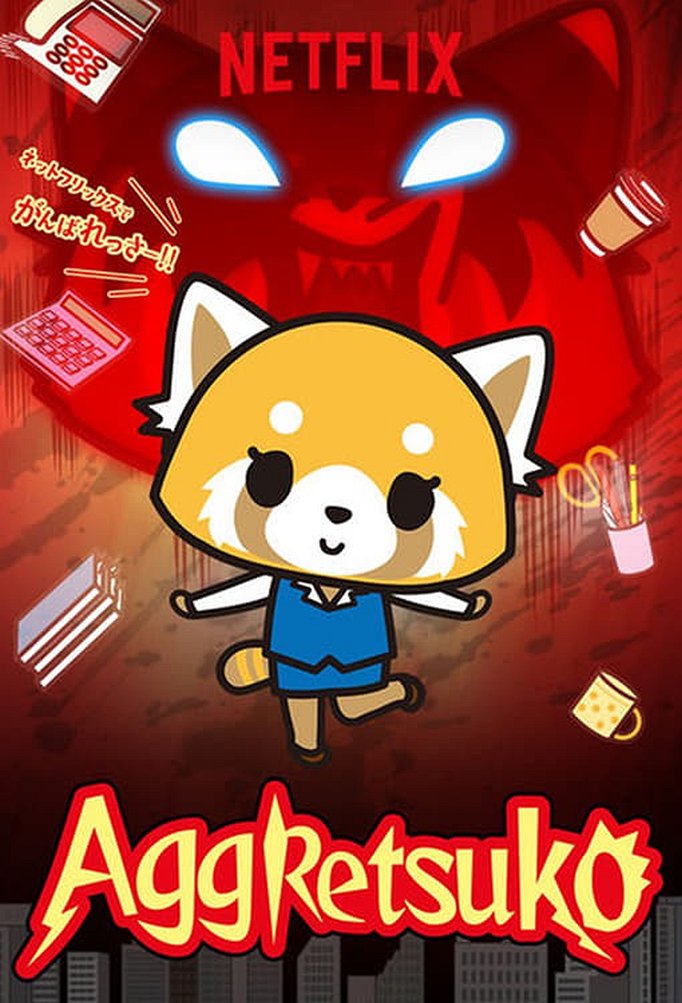 Season 6 of Aggretsuko poster