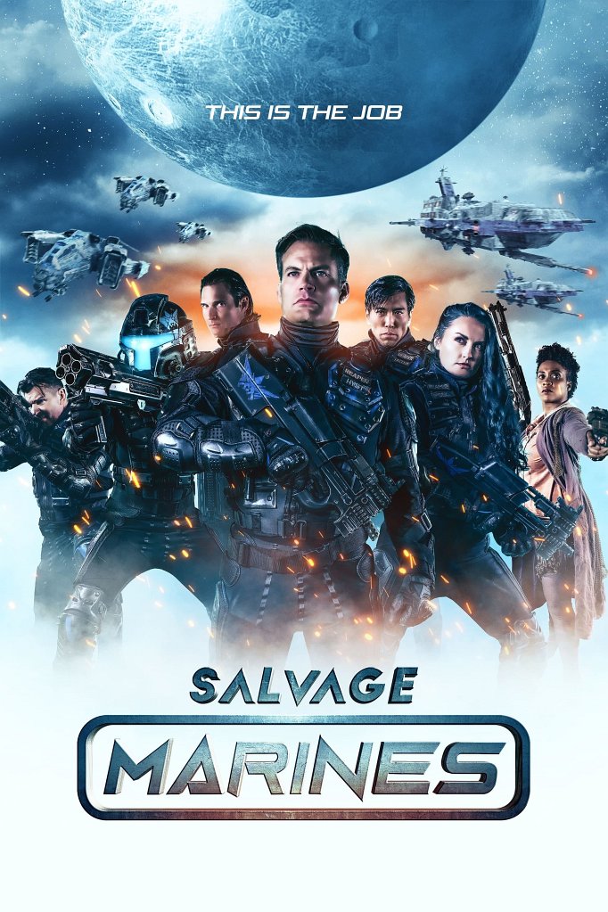 Season 3 of Salvage Marines poster
